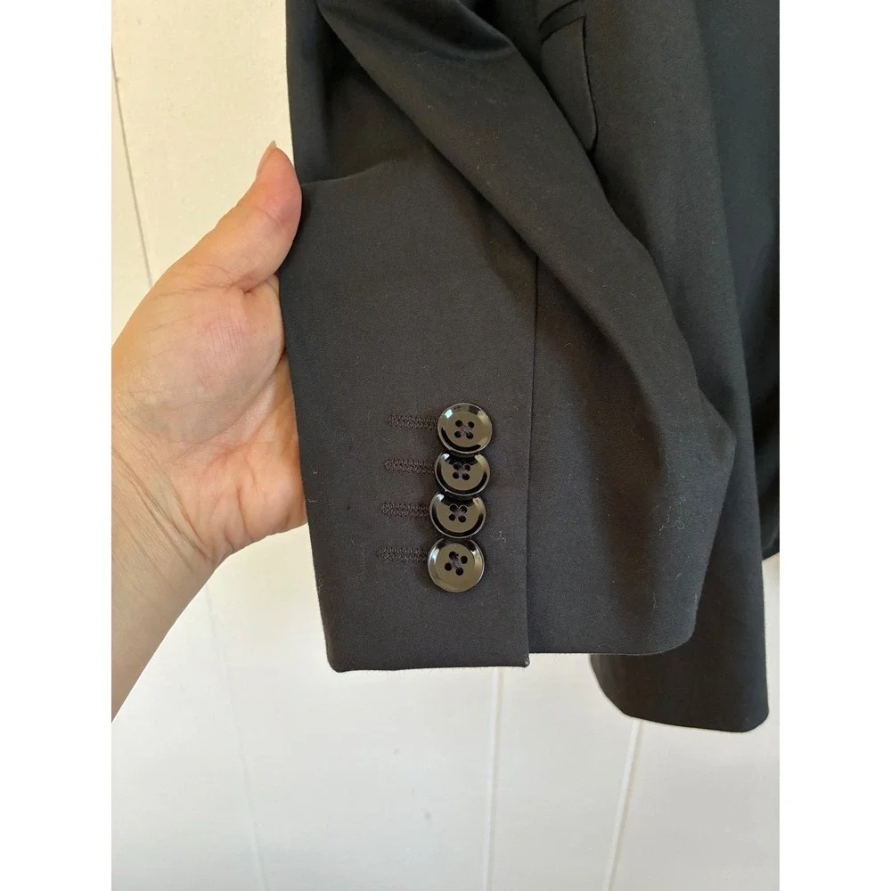 Express Mens Black Two Button Blazer Suit Jacket 40R New With Tags 29084234